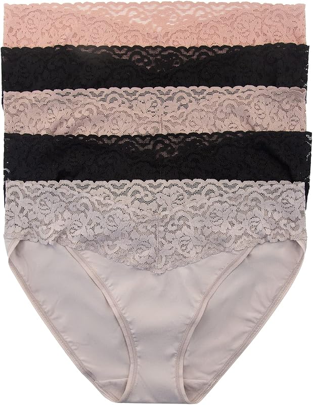 Felina 5-Pack Lace Bikini Panties