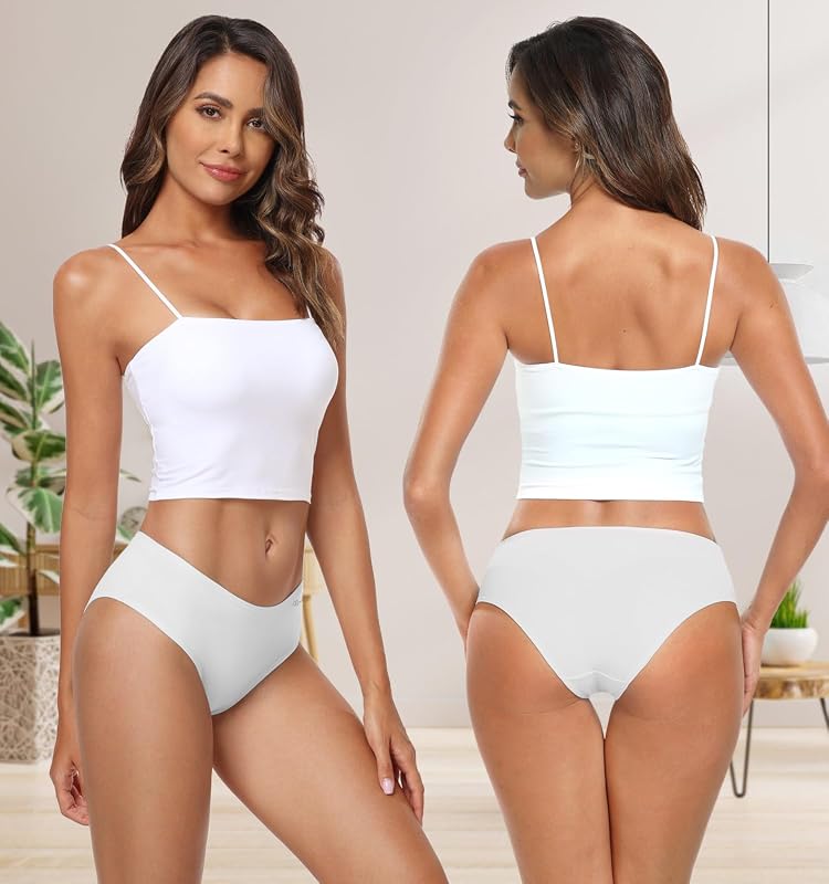 coskefy Women's Cotton Hipster Underwear