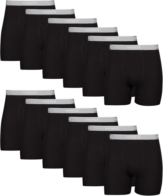 Hanes Men’s Cool Cotton Boxer Briefs