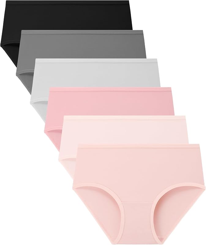 BAMBOO COOL Girls Soft Tagless Cotton Briefs